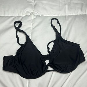 Black Wire Swim Top